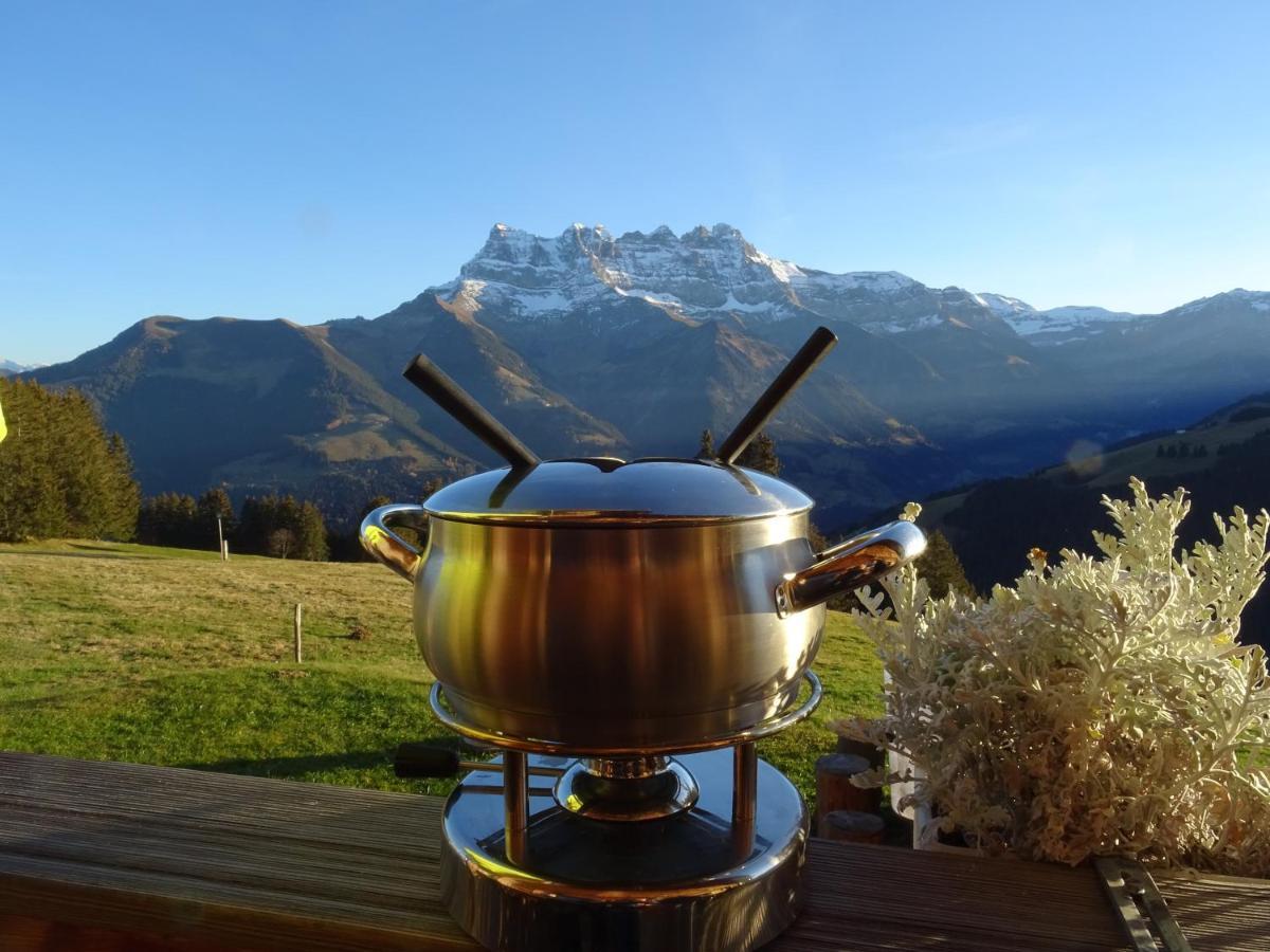Chalet Chanso Morgins Eksteriør bilde