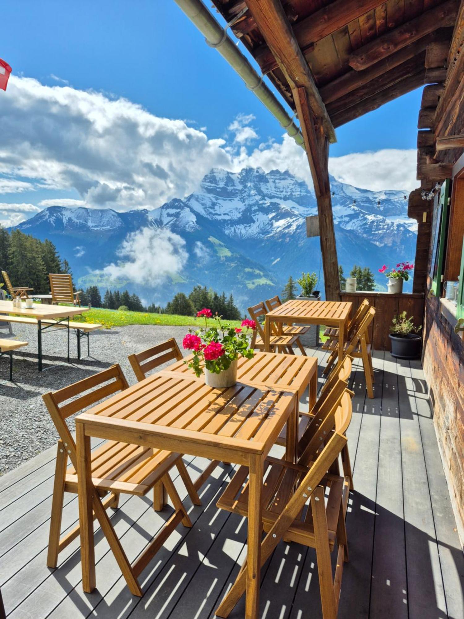 Chalet Chanso Morgins Eksteriør bilde